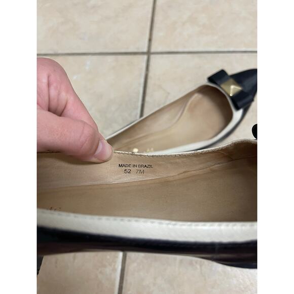 Kate Spade New York Anika pointed-toe heels pumps black patent leather size 7 - Picture 2 of 9